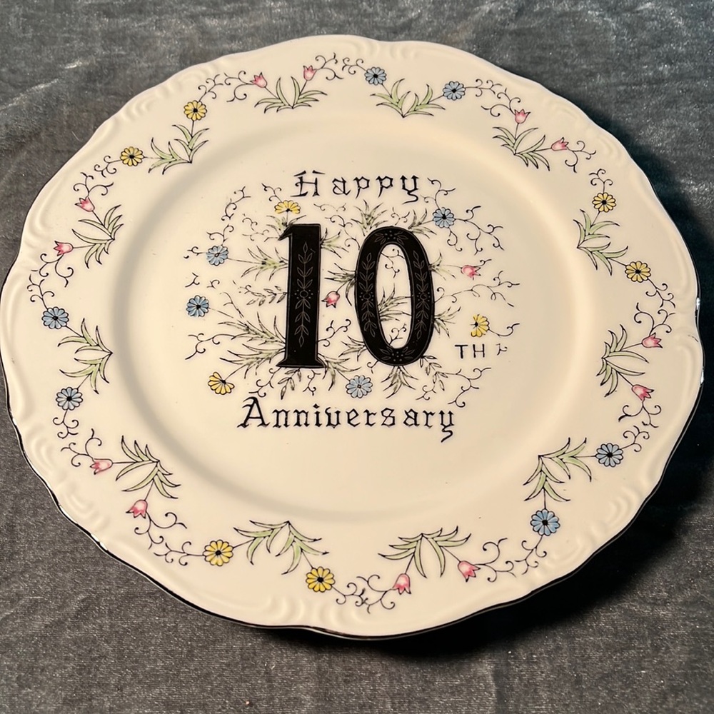 Norcrest 10th Anniversary Plate